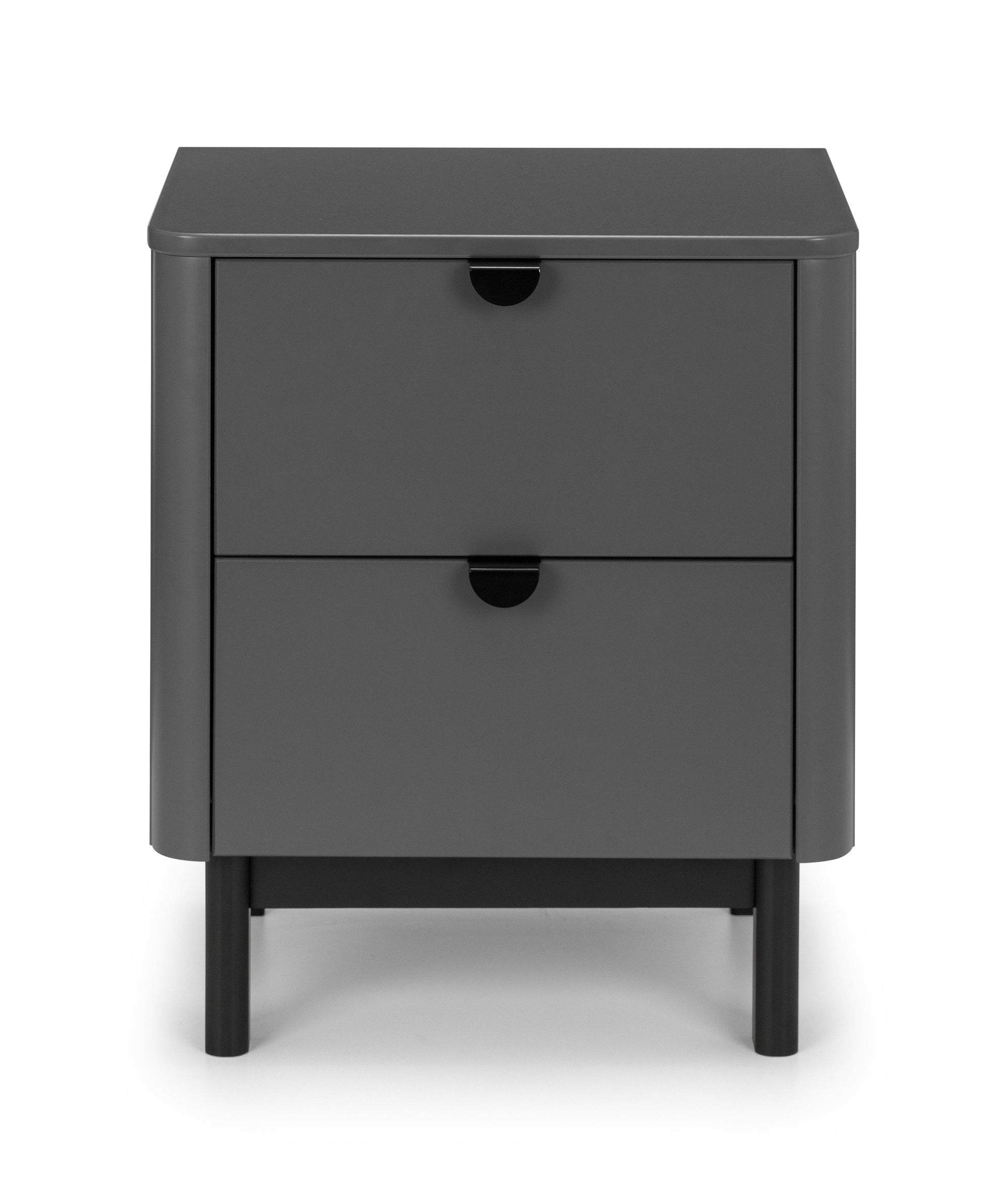 Buy Chloe 2 Drawer Bedside Modern Retro Bedside - Blythe Living