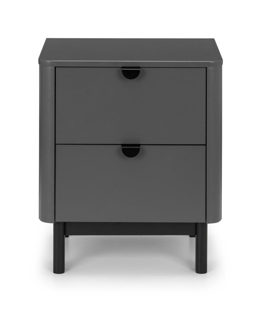 Buy Chloe 2 Drawer Bedside Modern Retro Bedside - Blythe Living