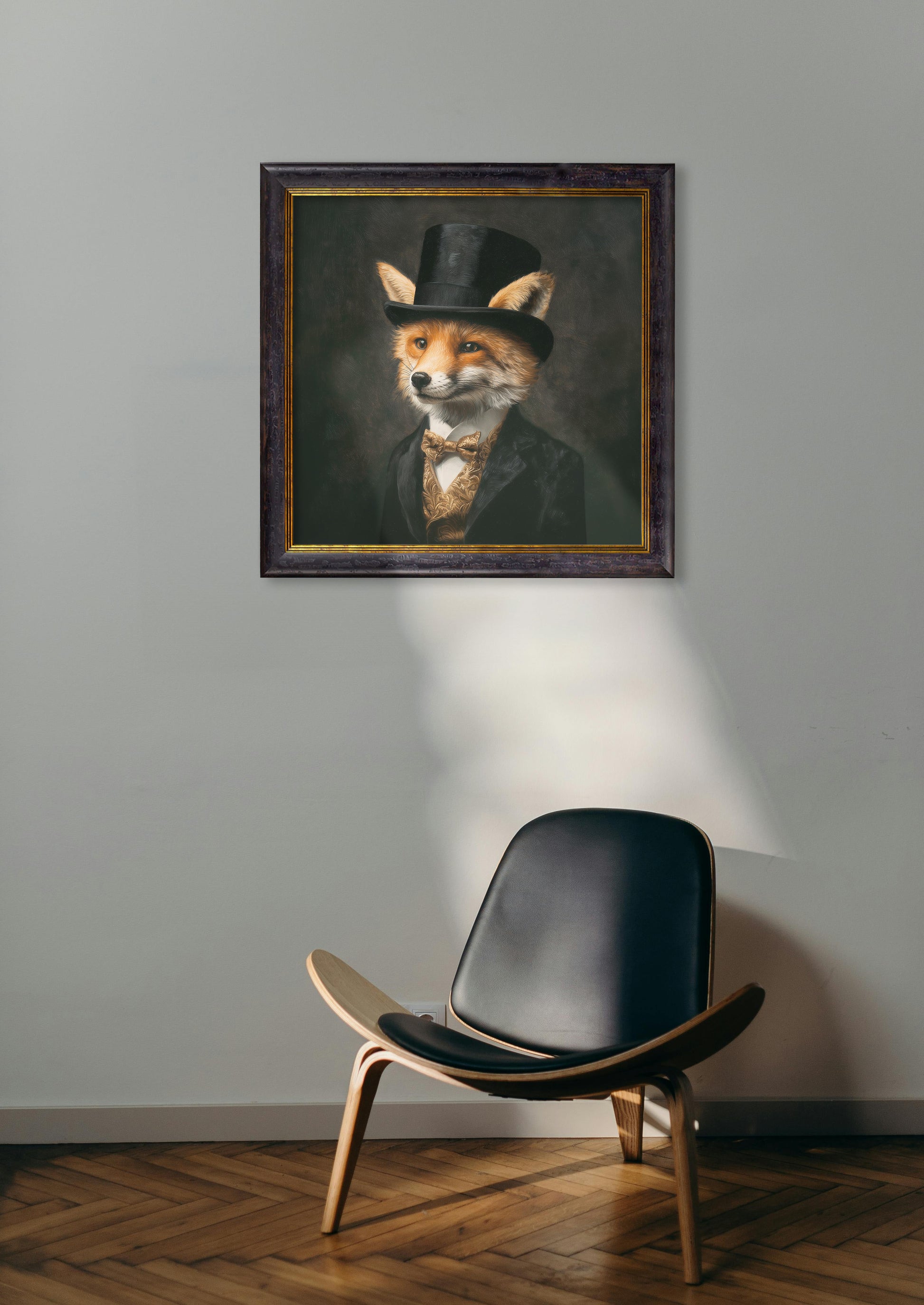 Buy Count Foxalot Gentleman Fox Oxford Square Frame UK
