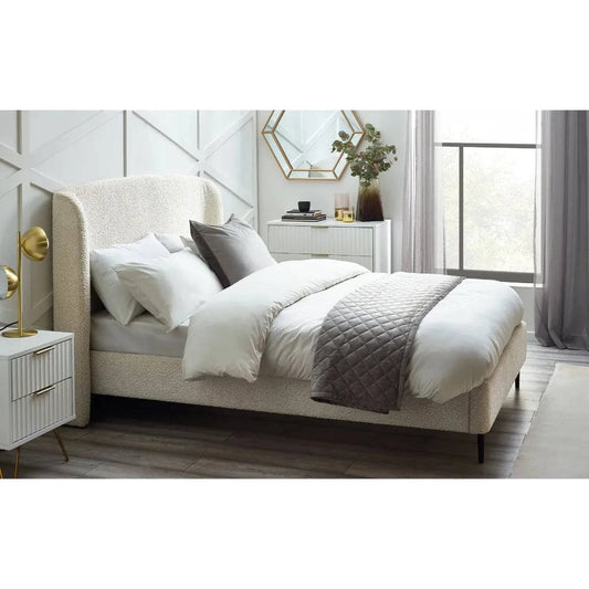 Buy Eden Boucle Bed Online Luxury Boucle Bed - Blythe Living