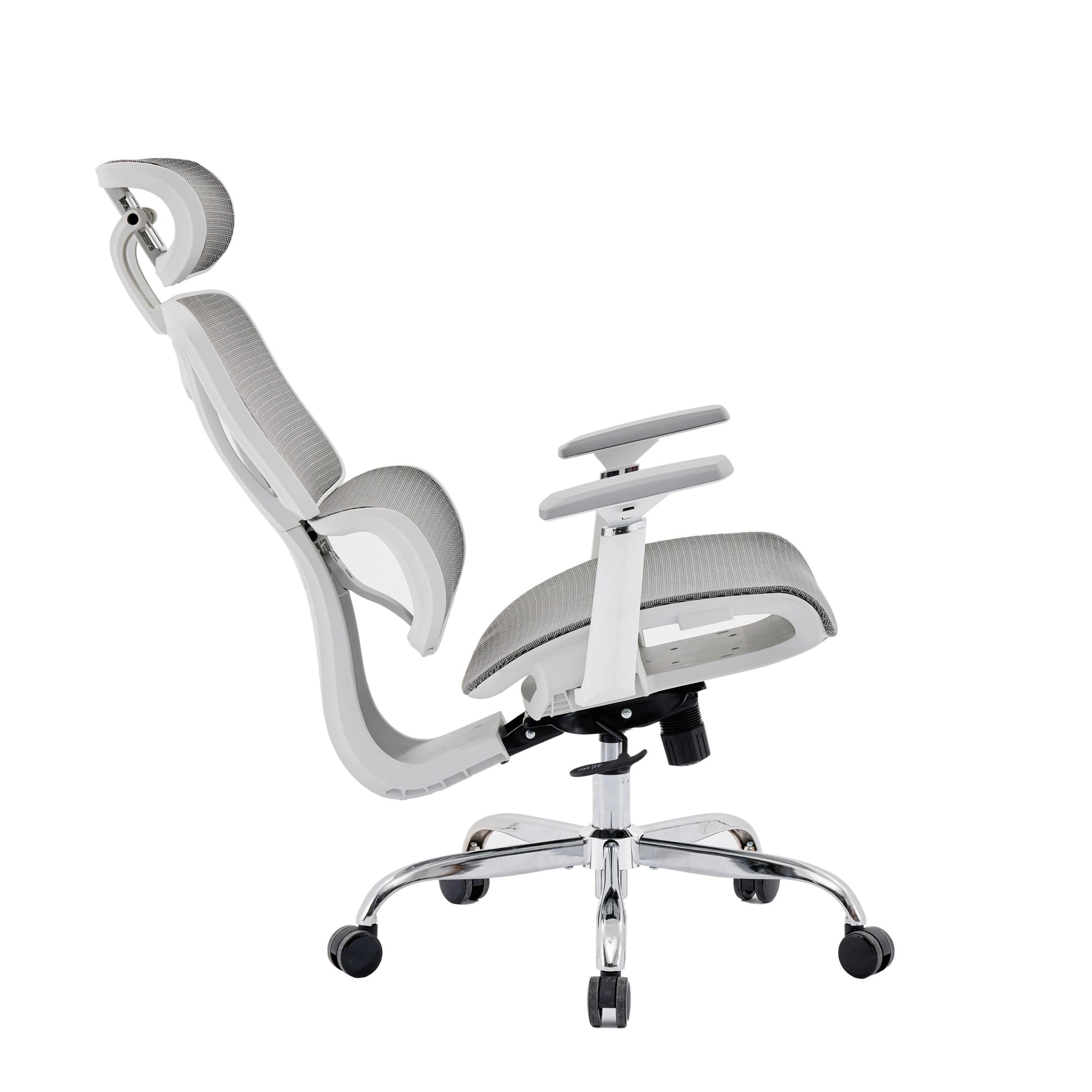 Buy Elite Mesh Grey White Office Chair online UK