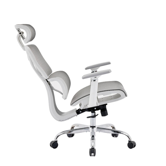 Buy Elite Mesh Grey White Office Chair online UK