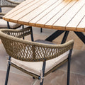 Buy FSC Acacia outdoor oval dining furniture online UK