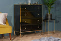 Buy Fenwick 4 Drawer Chest with gold frame online UK
