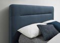 Buy Finn Fabric Bed Steel Blue Modern Bed - Blythe Living