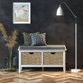 Buy Hampstead White Storage Bench Online
