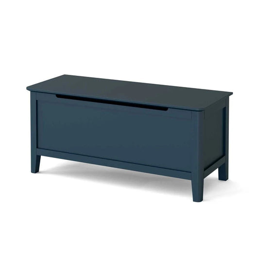 Buy Harrogate Blue Blanket Box Ottoman Online