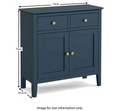 Buy Harrogate Blue Mini Sideboard