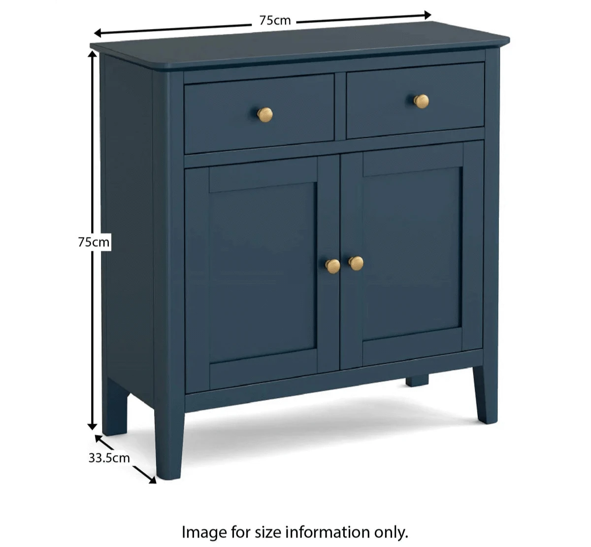 Buy Harrogate Blue Mini Sideboard