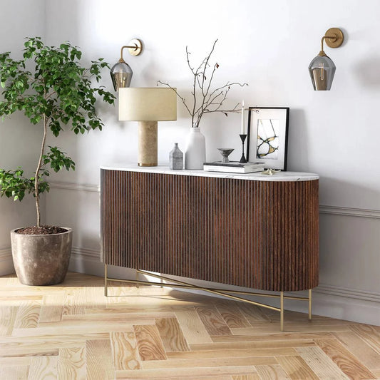 Buy Harvard Luxury Stone Top 150cm Sideboard for Large Dining Rooms