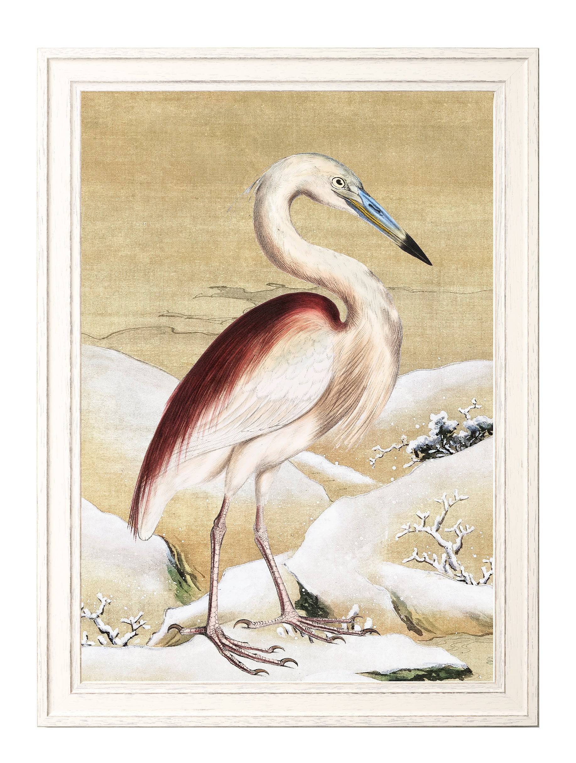 Buy Heron Set of 2 Prints Ram Das archival framed bird art online UK
