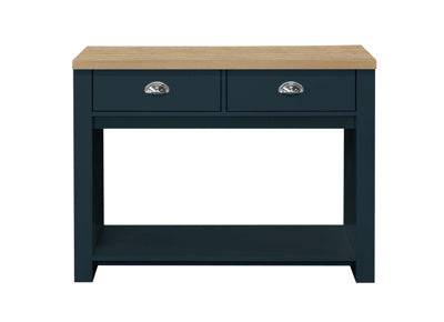 Buy Highgate 2 Drawer Console Table Navy Blue Online