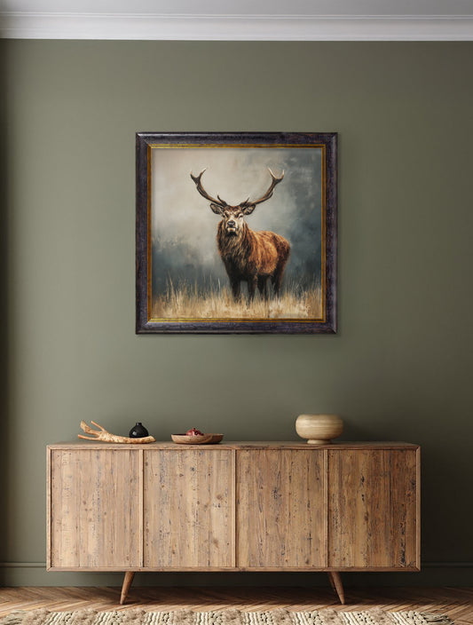 Buy Highland Stag Oxford Square Frame framed wall art UK
