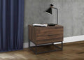 Buy Houston 2 Drawer Walnut Bedside Table - Blythe Living