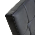 Buy Jenner Leather Effect Black Chrome Dining Chair for kitchen seating