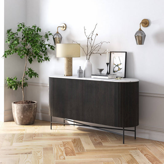 Buy Lucas Luxury Stone Top Small Sideboard for Modern Dining Rooms