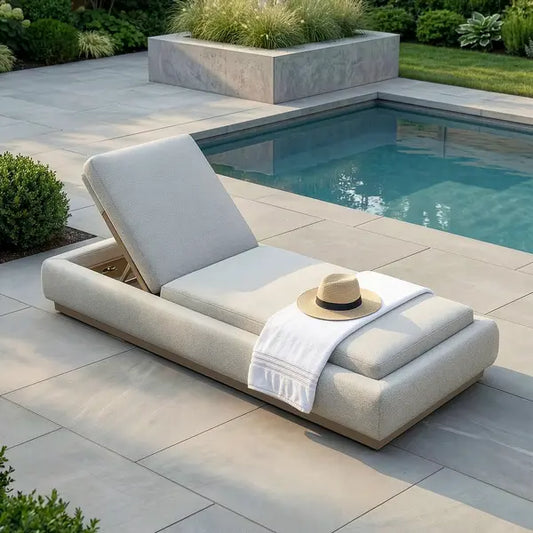 Buy Lyon Pebble Sunlounger online UK today free delivery
