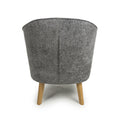 Buy Mallory Flax Effect Grey Armchair Online