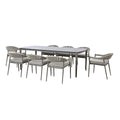 Buy Maze Florence Rope Weave 8 Seat Dining Set for sale UK

