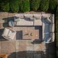 Buy Maze Havana Rope Weave Large Corner Sofa Set & Armchair by Blythe Living