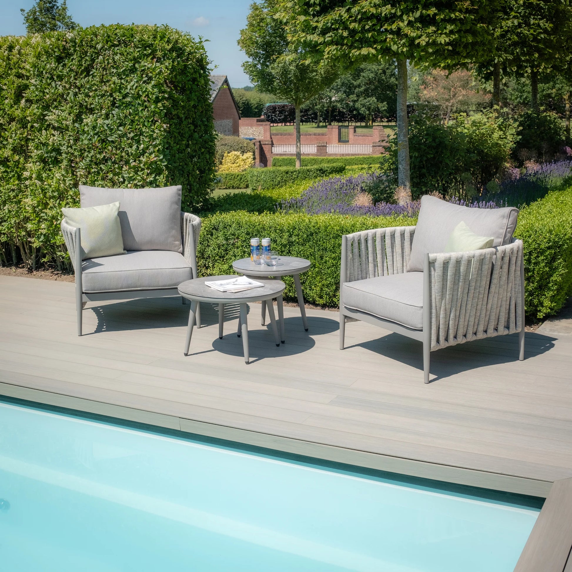 Buy Maze Milan Rope Weave Lounge Set online UK today