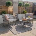 Buy Maze Monaco Rope Weave Lounge Set Cool Linen online UK
