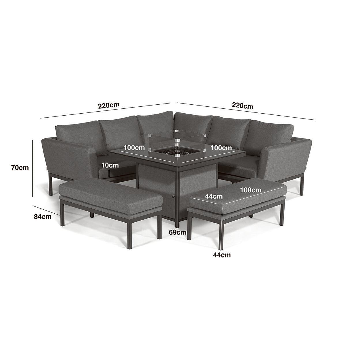 Buy Maze Outdoor Fabric Corner Set