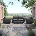 Buy Maze Outdoor Fabric Ethos 2 Seat Sofa Set Charcoal UK