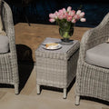 Buy Maze Oxford Bistro Set with ceramic tempered glass table today
