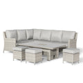Buy Maze Oxford Rattan Corner Dining Set with Ice Bucket by Blythe Living