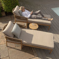 Buy Maze Porto Rope Weave Double Sun Lounger Set online UK