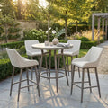 Buy Maze Regal 4 Seat Round Bar Set Latte online UK
