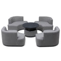Buy Maze Snug Lifestyle Suite Zinc Grey elegant outdoor lounge set