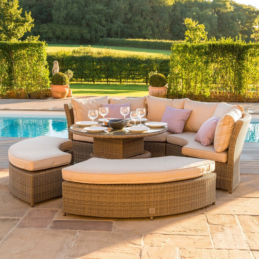 Buy Maze Winchester Rattan Lifestyle Suite with Rising Table online UK