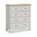 Buy Modern Country 2 Over 3 Chest of Drawers Stone Grey UK
