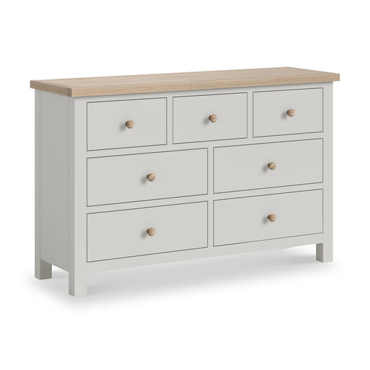 Buy Modern Country 3 over 4 Chest of Drawers Stone Grey UK
