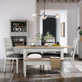 Buy Modern Country Shallow Storage Bench Stone Grey