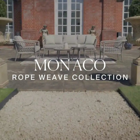 Buy Monaco Sunlounger Set with round side table online
