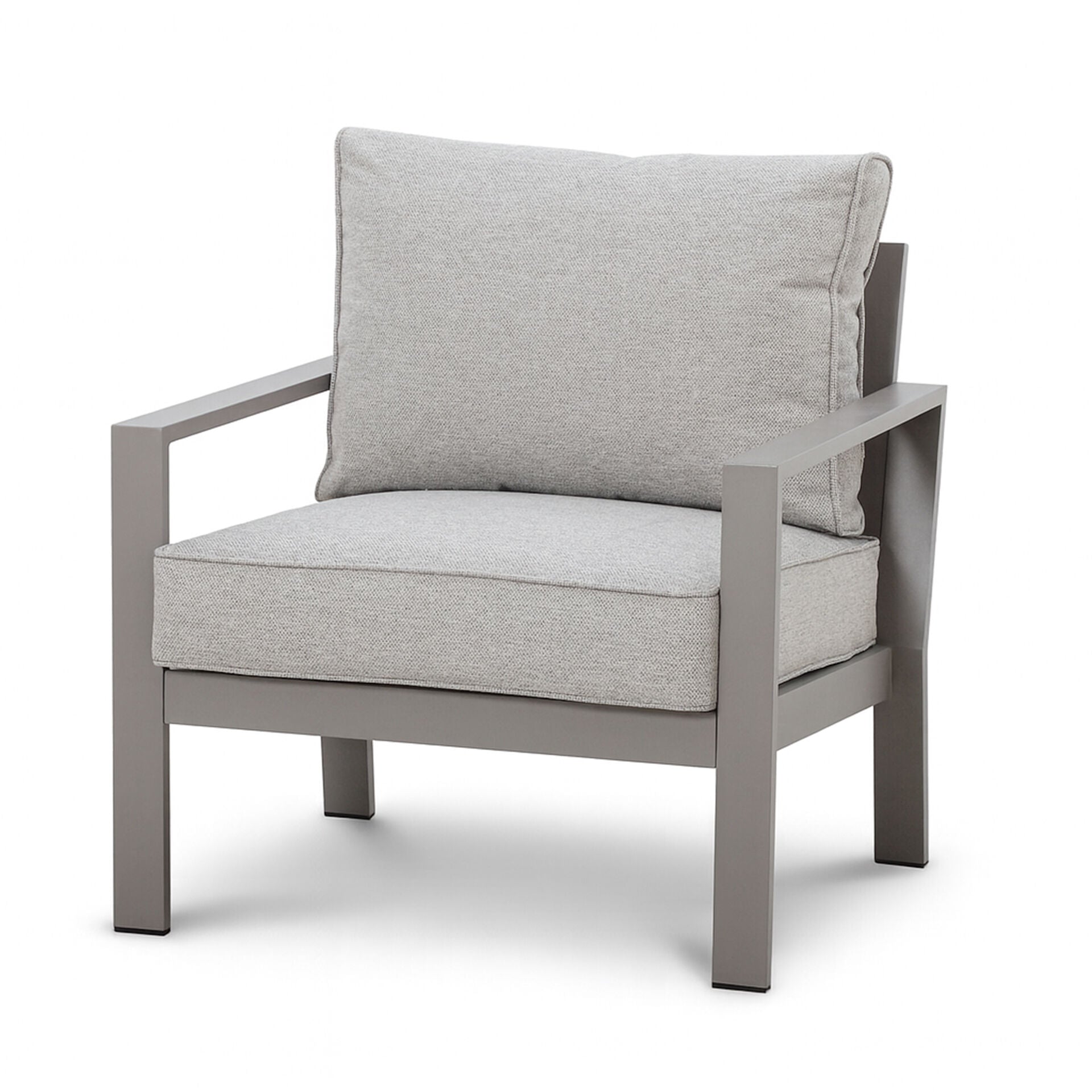 Buy Montreal aluminium sofa set with cool linen cushions
