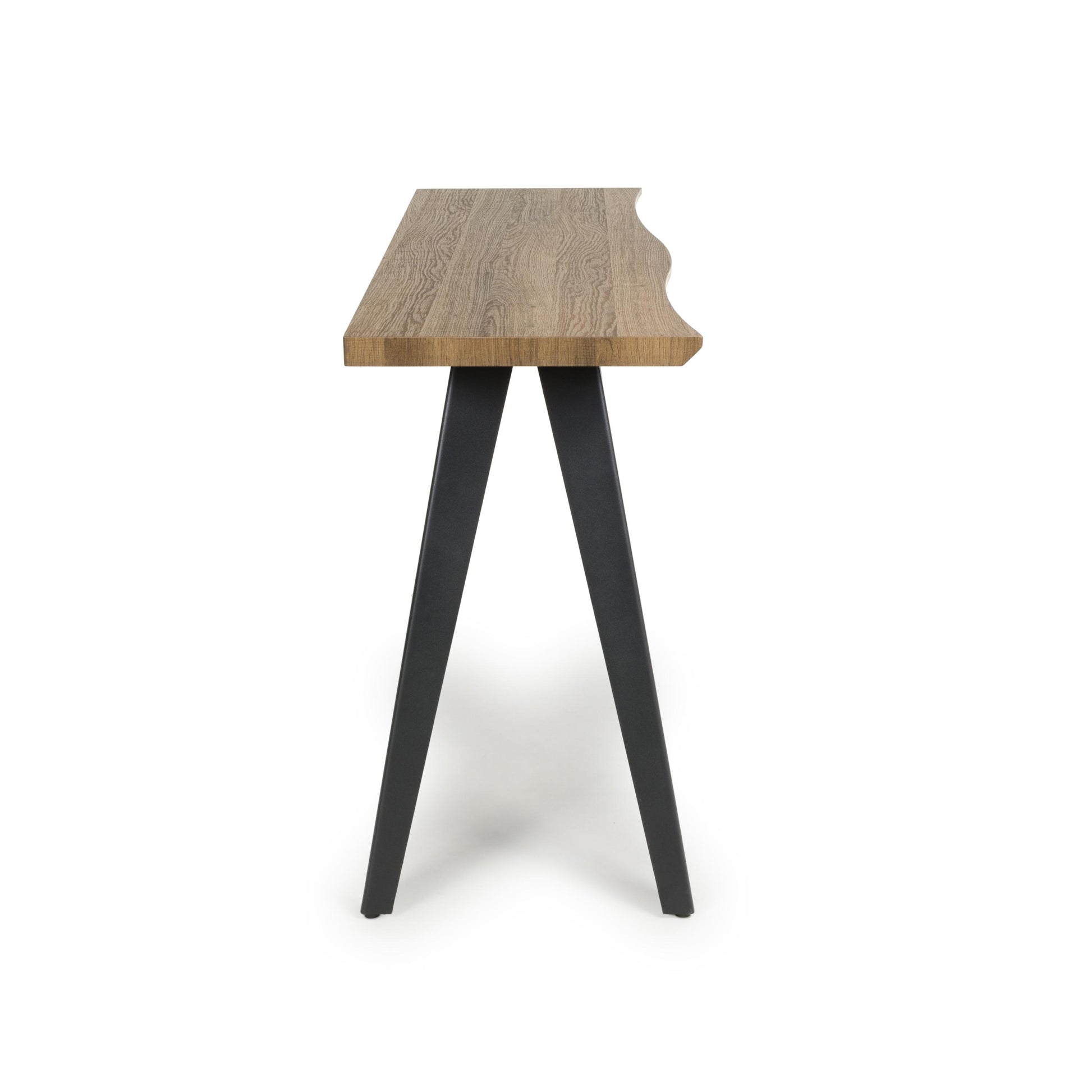 Buy Nassau Natural Curved Console Table with Wavy Edge Online