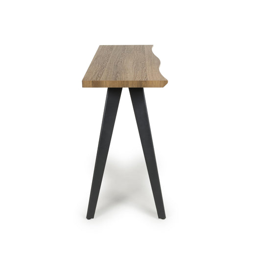 Buy Nassau Natural Curved Console Table with Wavy Edge Online
