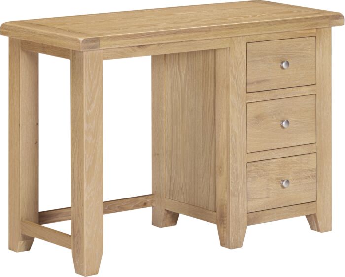 Buy Natural Oak Windsor Dressing Table with Three Drawers