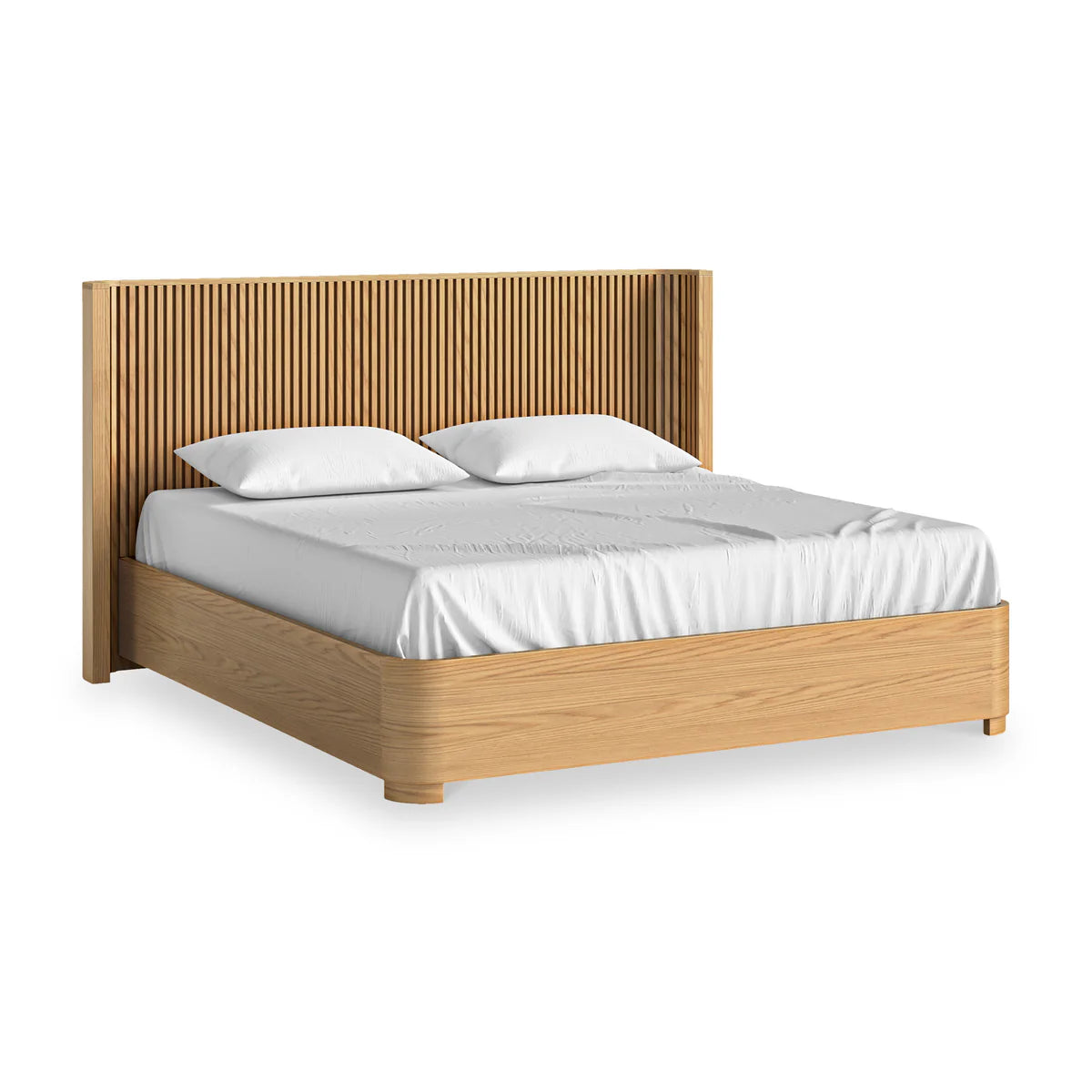 Buy Natural Soho Oak Slatted Bed Frame