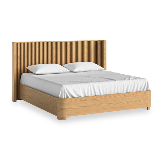 Buy Natural Soho Oak Slatted Bed Frame