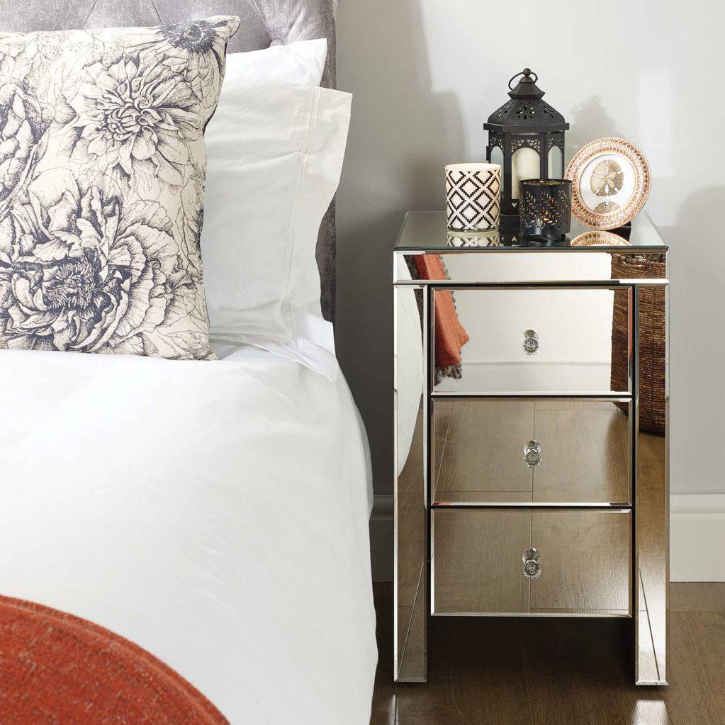 Buy Online Seville 3 Drawer Bedside