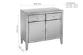 Buy Online Valencia 2 Drawer 2 Door Sideboard 
