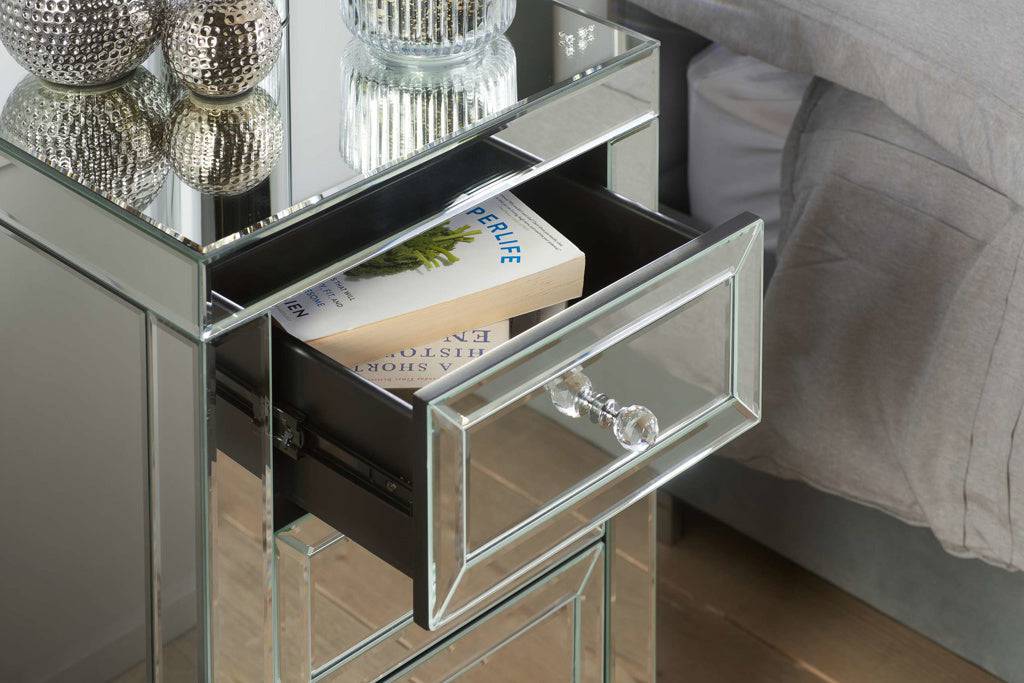 Buy Online Valencia 3 Drawer Bedside