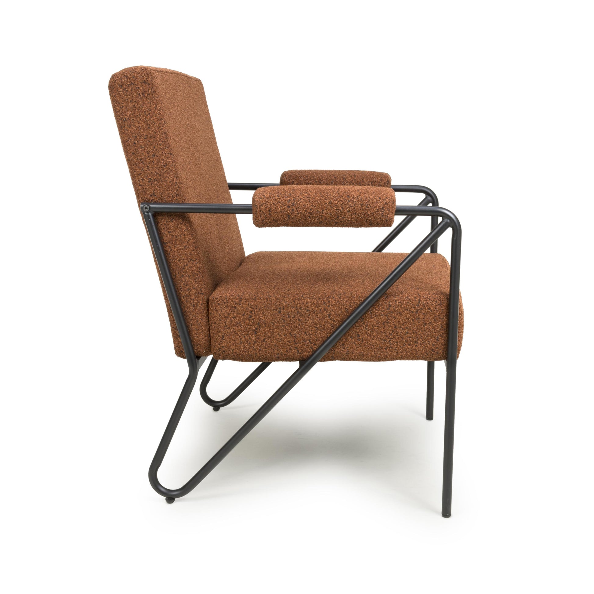 Buy Oslo Speckled Burnt Orange Armchair Online