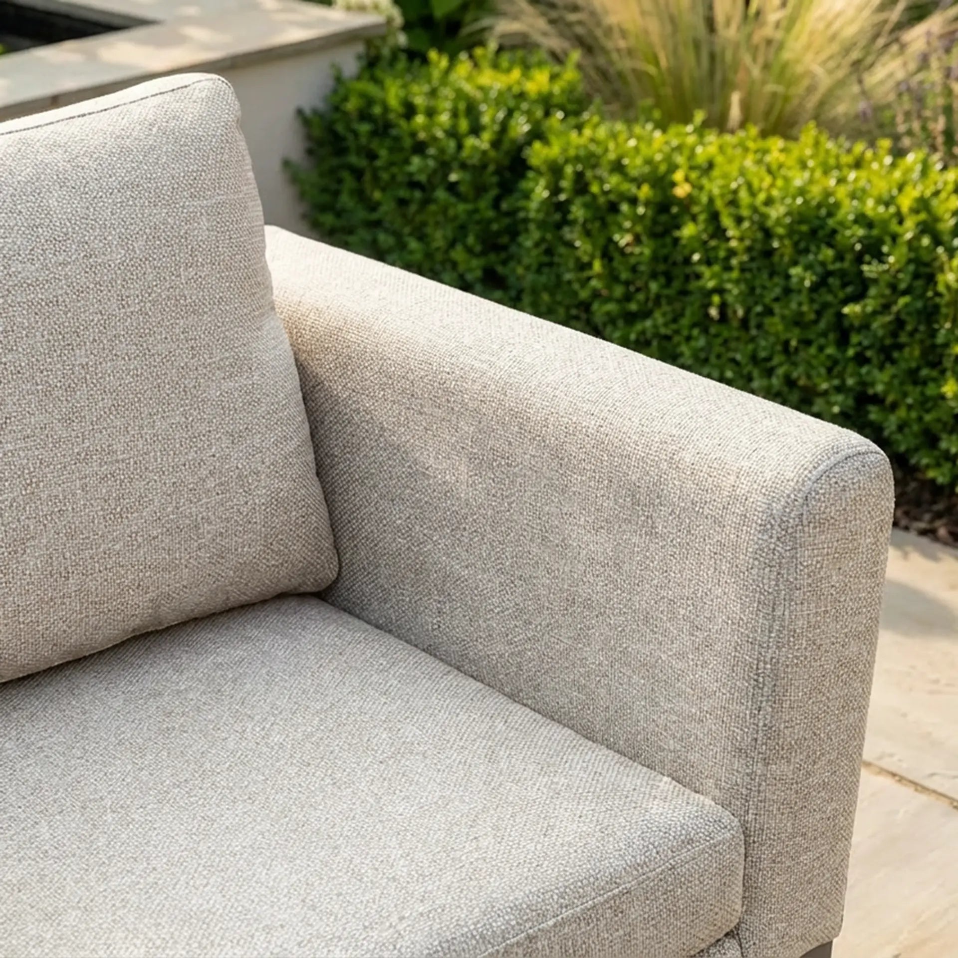 Buy Outdoor Fabric Pulse Square Corner Dining Set with Rising Table with durable outdoor fabric