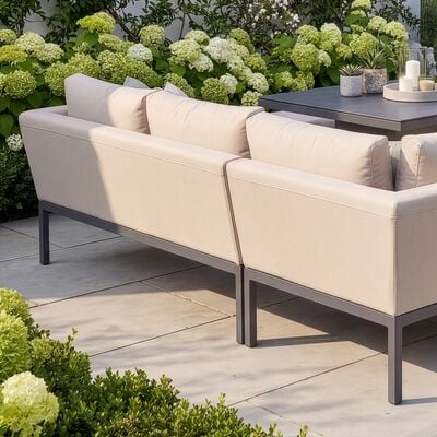 Buy Outdoor Fabric Pulse Square Corner Dining Set with durable garden furniture